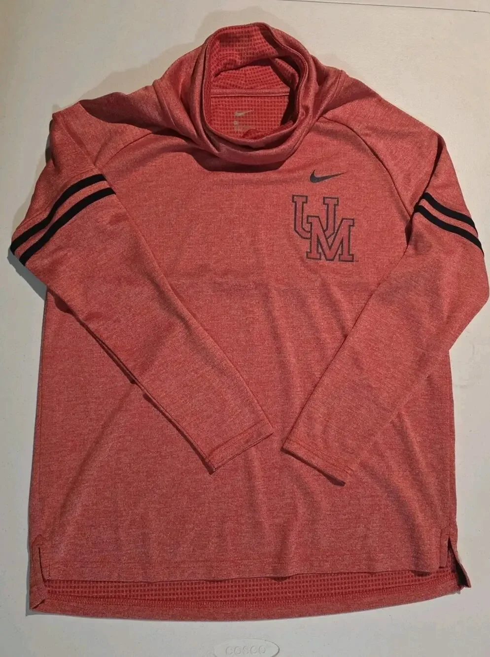 Nike Dri-Fit Ole Miss Rebels Funnel Neck Pullover Women’s Large Red Athletic